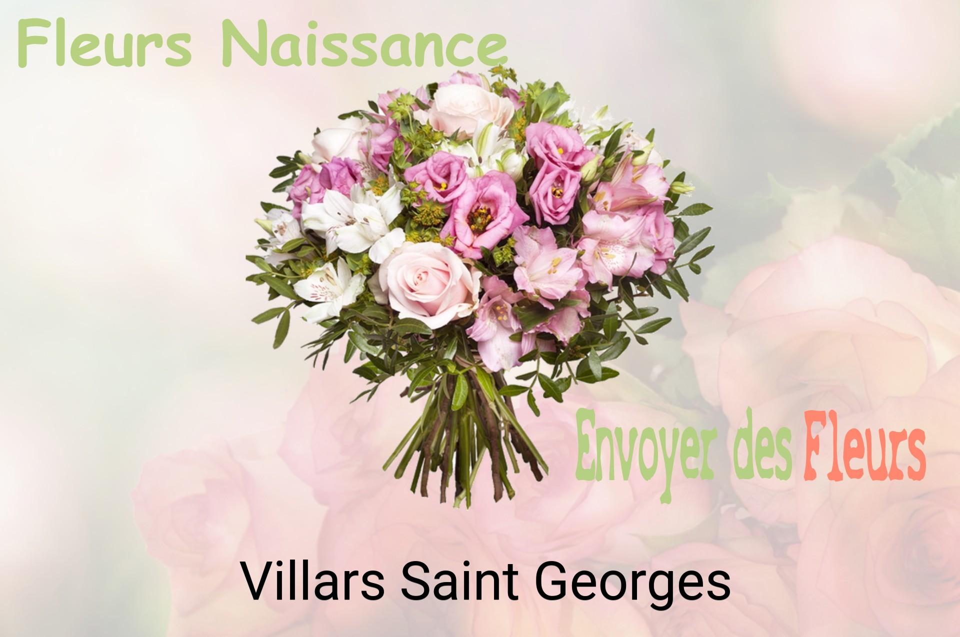 Bouquet de fleurs de naissance livré à Villars-Saint-Georges