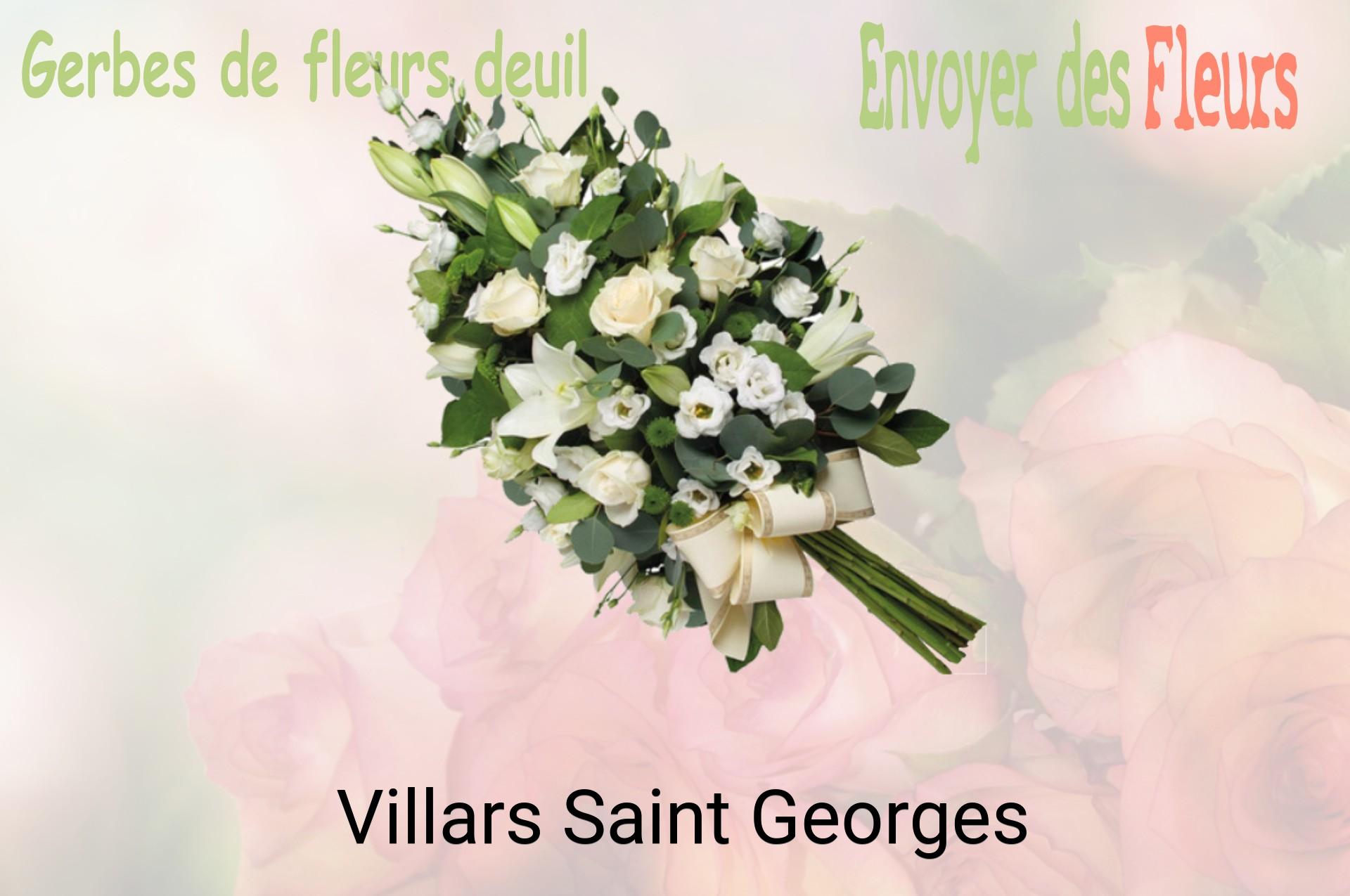 Gerbe de fleurs de deuil livrée à Villars-Saint-Georges